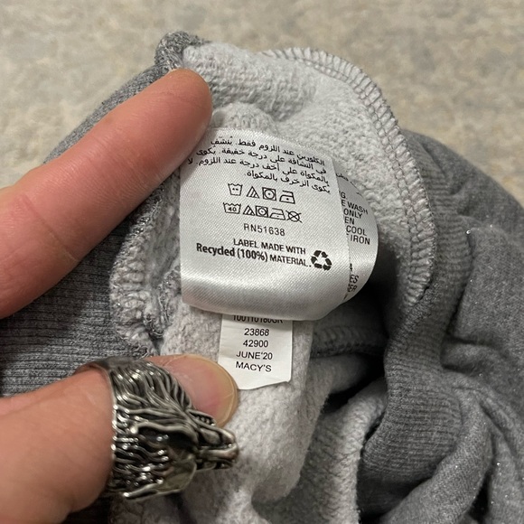 EUC Girl’s Size Medium Epic Threads Sequin Star Graphic Jogger Pants In Grey - Picture 8 of 9